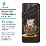 Tea With Kitty Glass Case For Vivo Y20