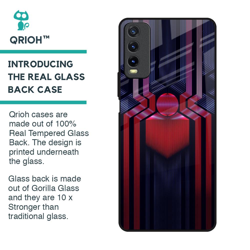 Super Art Logo Glass Case For Vivo Y20