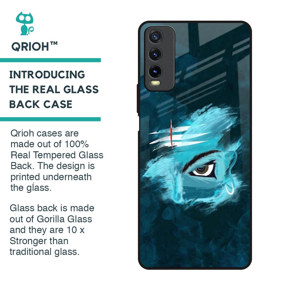 Power Of Trinetra Glass Case For Vivo Y20