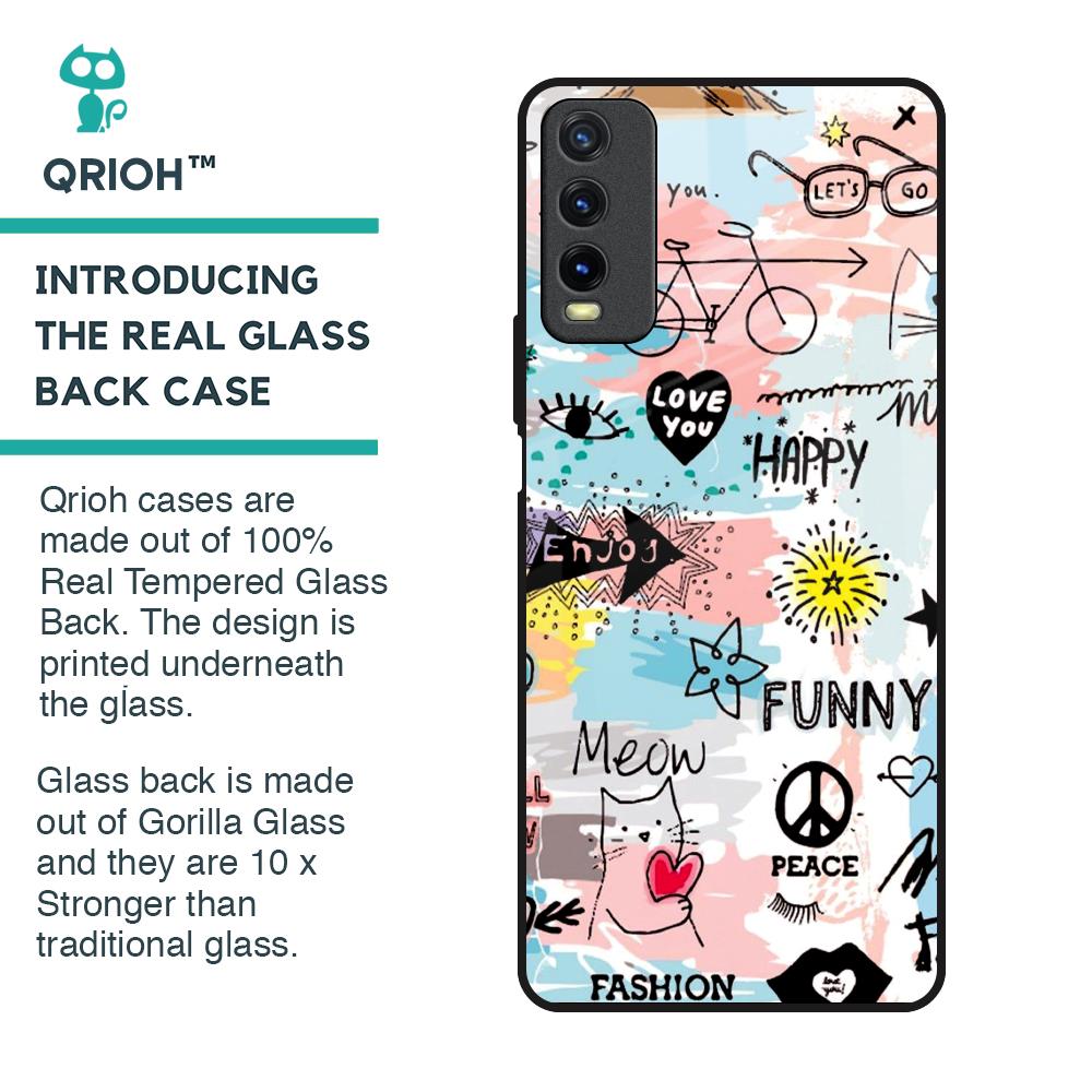 Just For You Glass Case For Vivo Y20