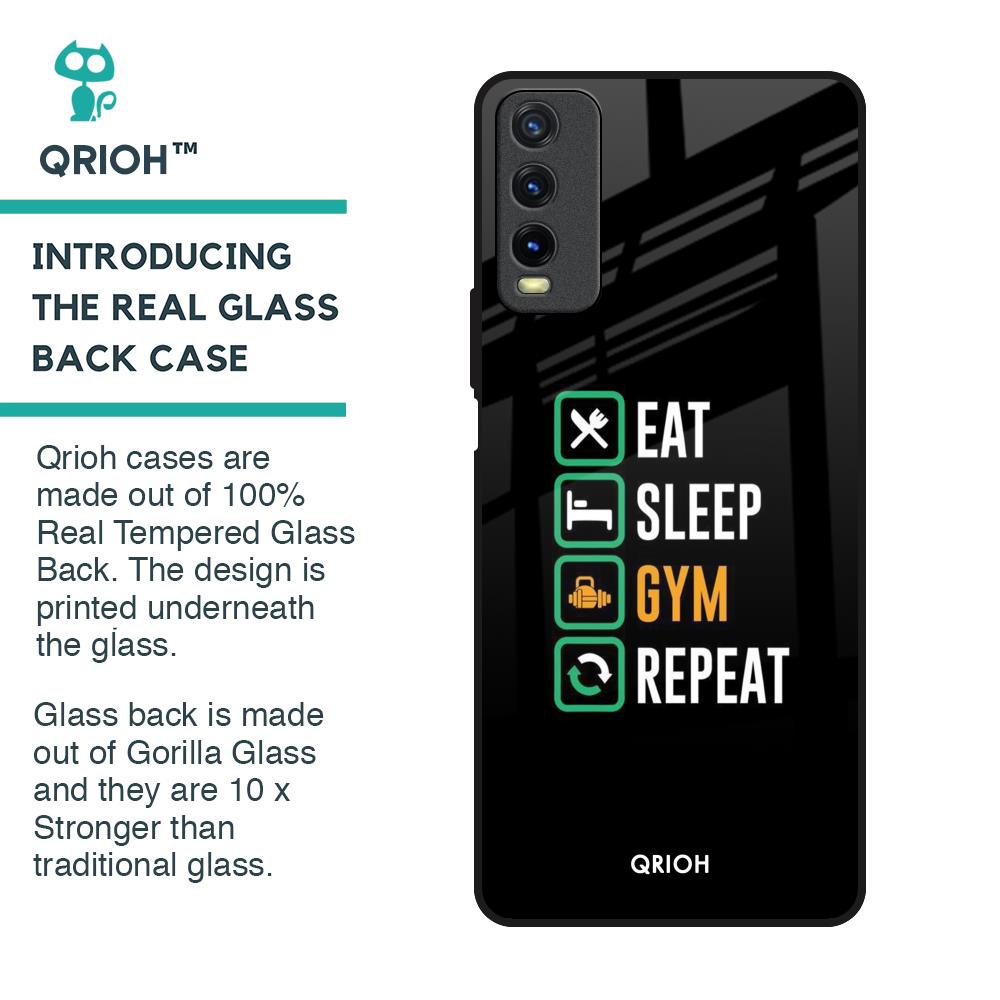 Daily Routine Glass Case for Vivo Y20