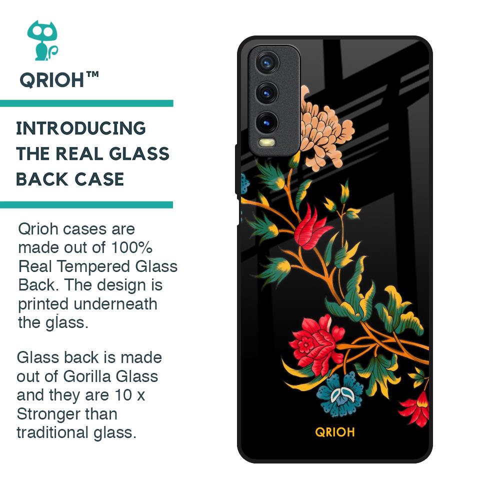 Dazzling Art Glass Case for Vivo Y20