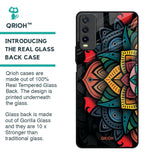Retro Gorgeous Flower Glass Case for Vivo Y20