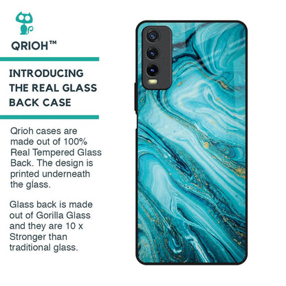 Ocean Marble Glass Case for Vivo Y20