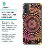 Floral Mandala Glass Case for Vivo Y20