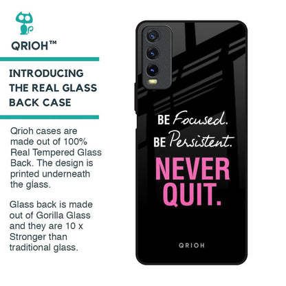 Be Focused Glass Case for Vivo Y20