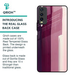 Brush Stroke Art Glass Case for Vivo Y20