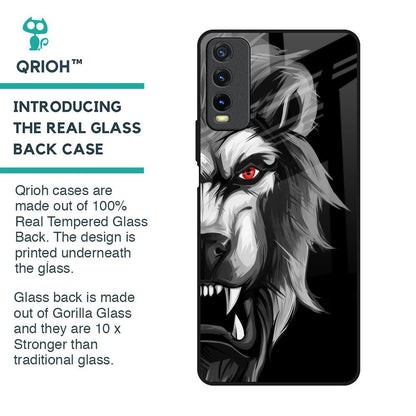 Wild Lion Glass Case for Vivo Y20