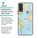 Fly Around The World Glass Case for Vivo Y20