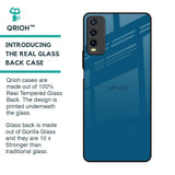Cobalt Blue Glass Case for Vivo Y20