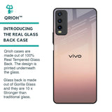 Golden Mauve Glass Case for Vivo Y20