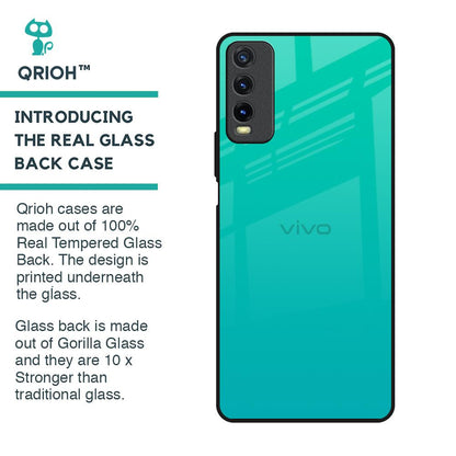 Cuba Blue Glass Case For Vivo Y20