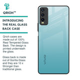 Arctic Blue Glass Case For Vivo Y20