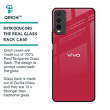 Solo Maroon Glass case for Vivo Y20