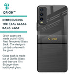 Grey Metallic Glass Case For Vivo Y20