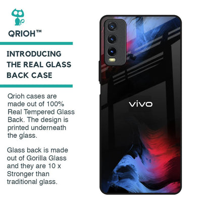 Fine Art Wave Glass Case for Vivo Y20