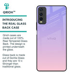 Lavender Gradient Glass Case for Vivo Y20