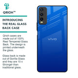 Egyptian Blue Glass Case for Vivo Y20