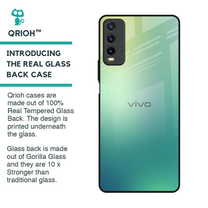 Dusty Green Glass Case for Vivo Y20
