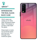 Sunset Orange Glass Case for Vivo Y20