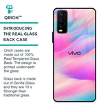 Colorful Waves Glass case for Vivo Y20