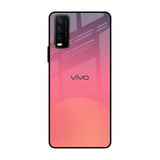 Sunset Orange Vivo Y20 Glass Cases & Covers Online