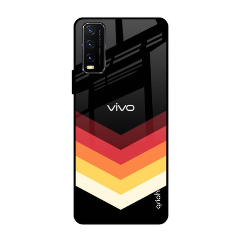 Abstract Arrow Pattern Vivo Y20 Glass Cases & Covers Online