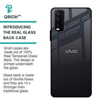 Stone Grey Glass Case For Vivo Y20