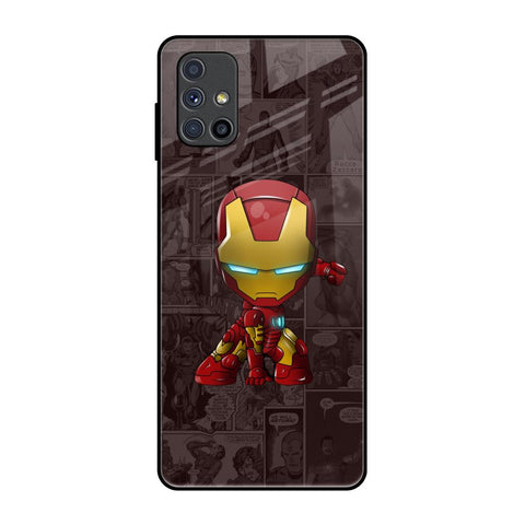 Angry Baby Super Hero Samsung Galaxy M51 Glass Back Cover Online