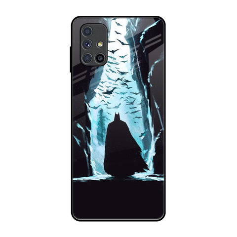 Dark Man In Cave Samsung Galaxy M51 Glass Back Cover Online