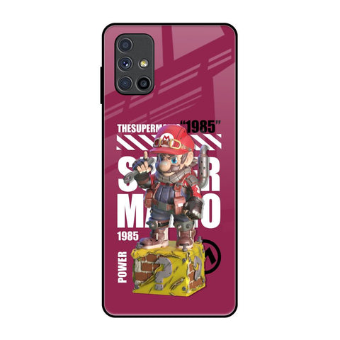 Gangster Hero Samsung Galaxy M51 Glass Back Cover Online