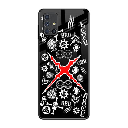Red Zone Samsung Galaxy M51 Glass Back Cover Online