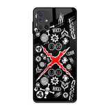 Red Zone Samsung Galaxy M51 Glass Back Cover Online