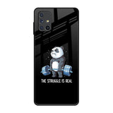 Real Struggle Samsung Galaxy M51 Glass Back Cover Online