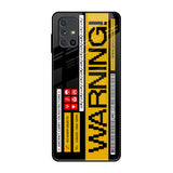 Aircraft Warning Samsung Galaxy M51 Glass Back Cover Online