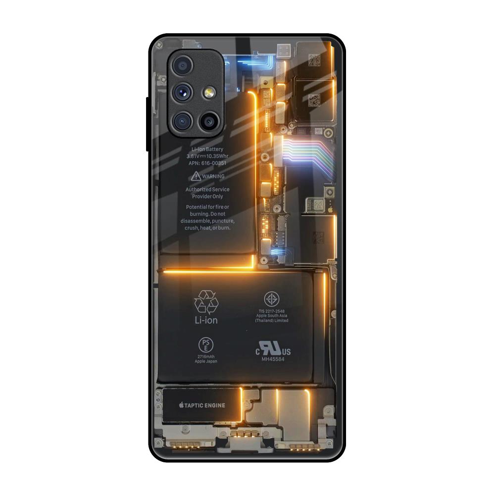 Glow Up Skeleton Samsung Galaxy M51 Glass Back Cover Online
