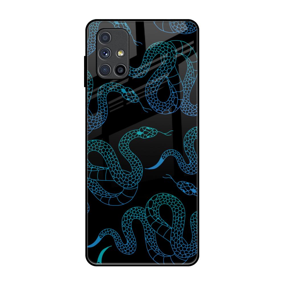 Serpentine Samsung Galaxy M51 Glass Back Cover Online