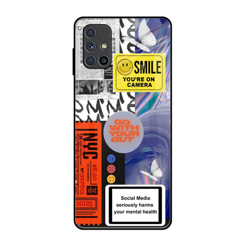 Smile for Camera Samsung Galaxy M51 Glass Back Cover Online