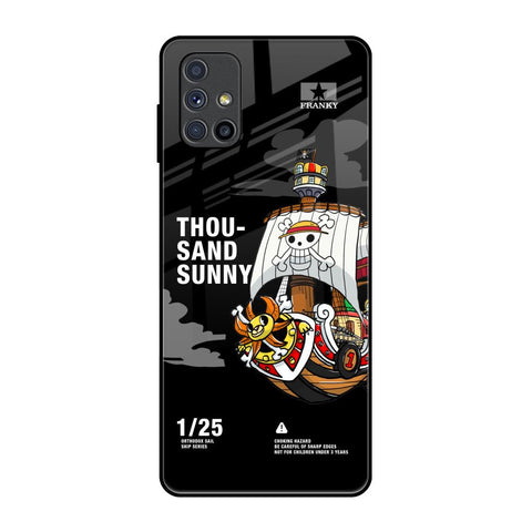 Thousand Sunny Samsung Galaxy M51 Glass Back Cover Online