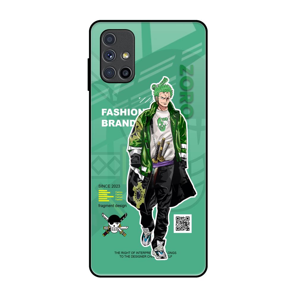 Zoro Bape Samsung Galaxy M51 Glass Back Cover Online
