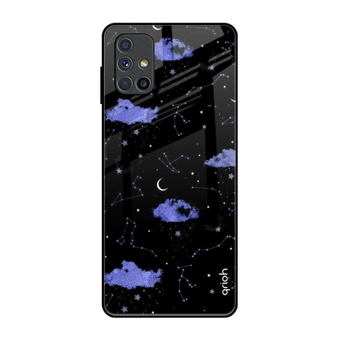 Constellations Samsung Galaxy M51 Glass Back Cover Online