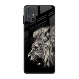 Brave Lion Samsung Galaxy M51 Glass Back Cover Online