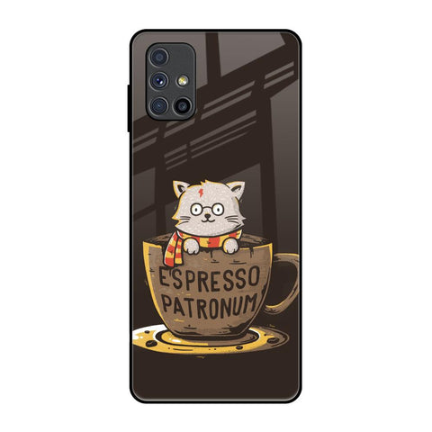 Tea With Kitty Samsung Galaxy M51 Glass Back Cover Online
