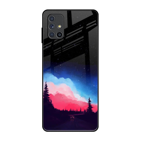 Drive In Dark Samsung Galaxy M51 Glass Back Cover Online