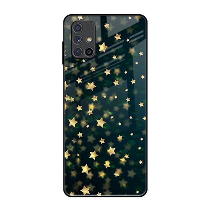 Dazzling Stars Samsung Galaxy M51 Glass Back Cover Online