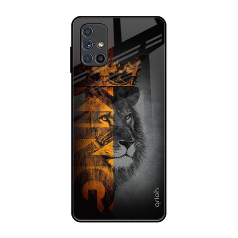 King Of Forest Samsung Galaxy M51 Glass Back Cover Online