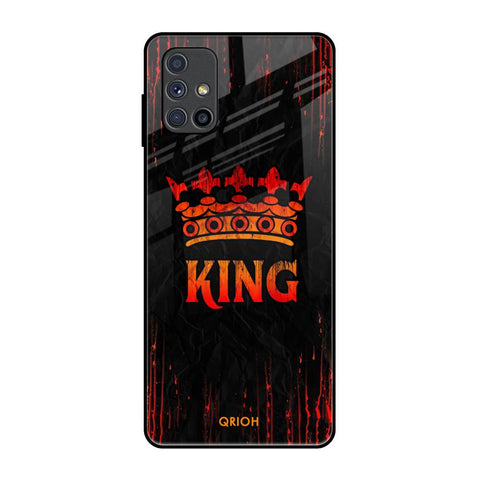 Royal King Samsung Galaxy M51 Glass Back Cover Online