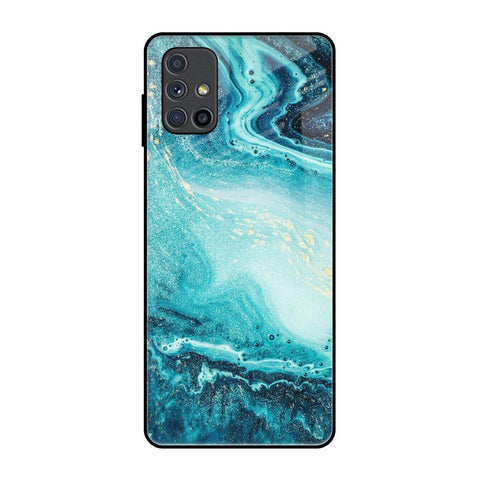 Sea Water Samsung Galaxy M51 Glass Back Cover Online
