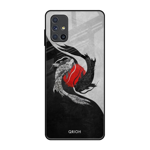 Japanese Art Samsung Galaxy M51 Glass Back Cover Online