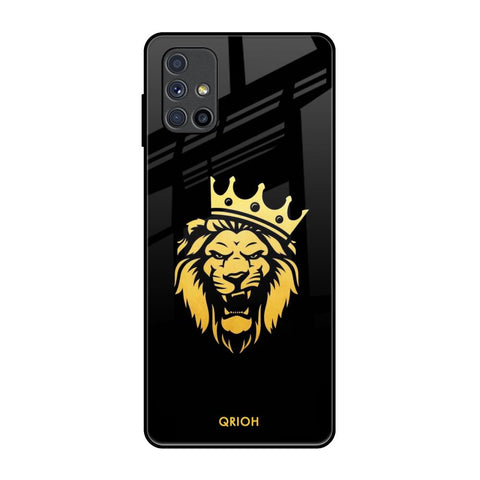 Lion The King Samsung Galaxy M51 Glass Back Cover Online